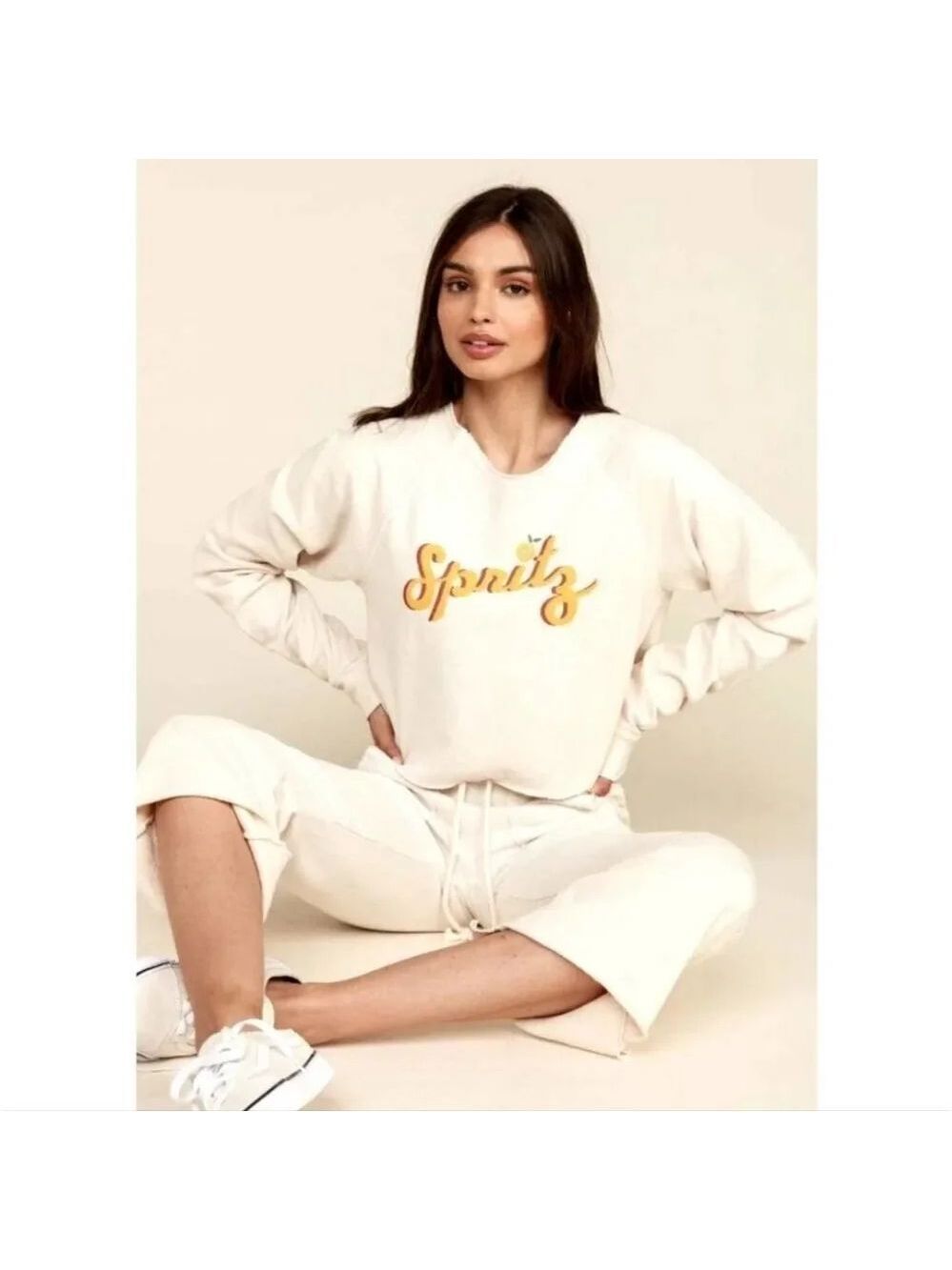 Mate The Label Donny "Spritz" Pullover in Bone